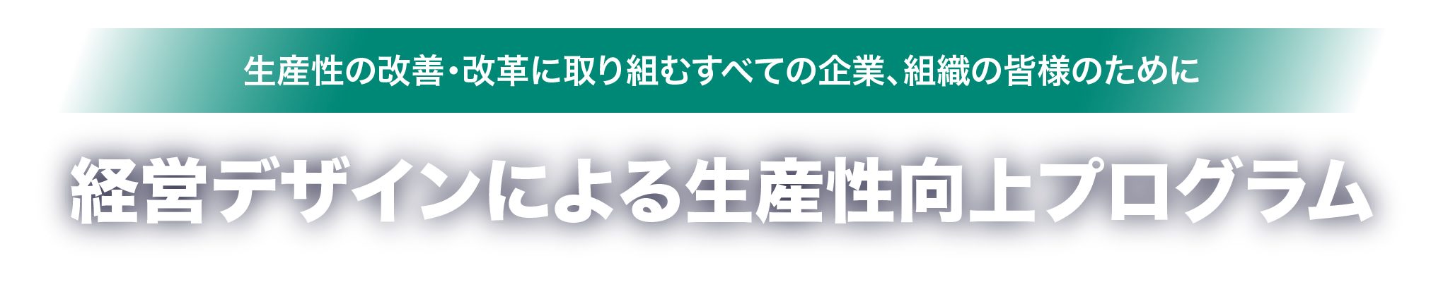 経営デザインによる生産性プログラム始動 経営デザイン認証　スタートアップ　ランクアップ認証を創設